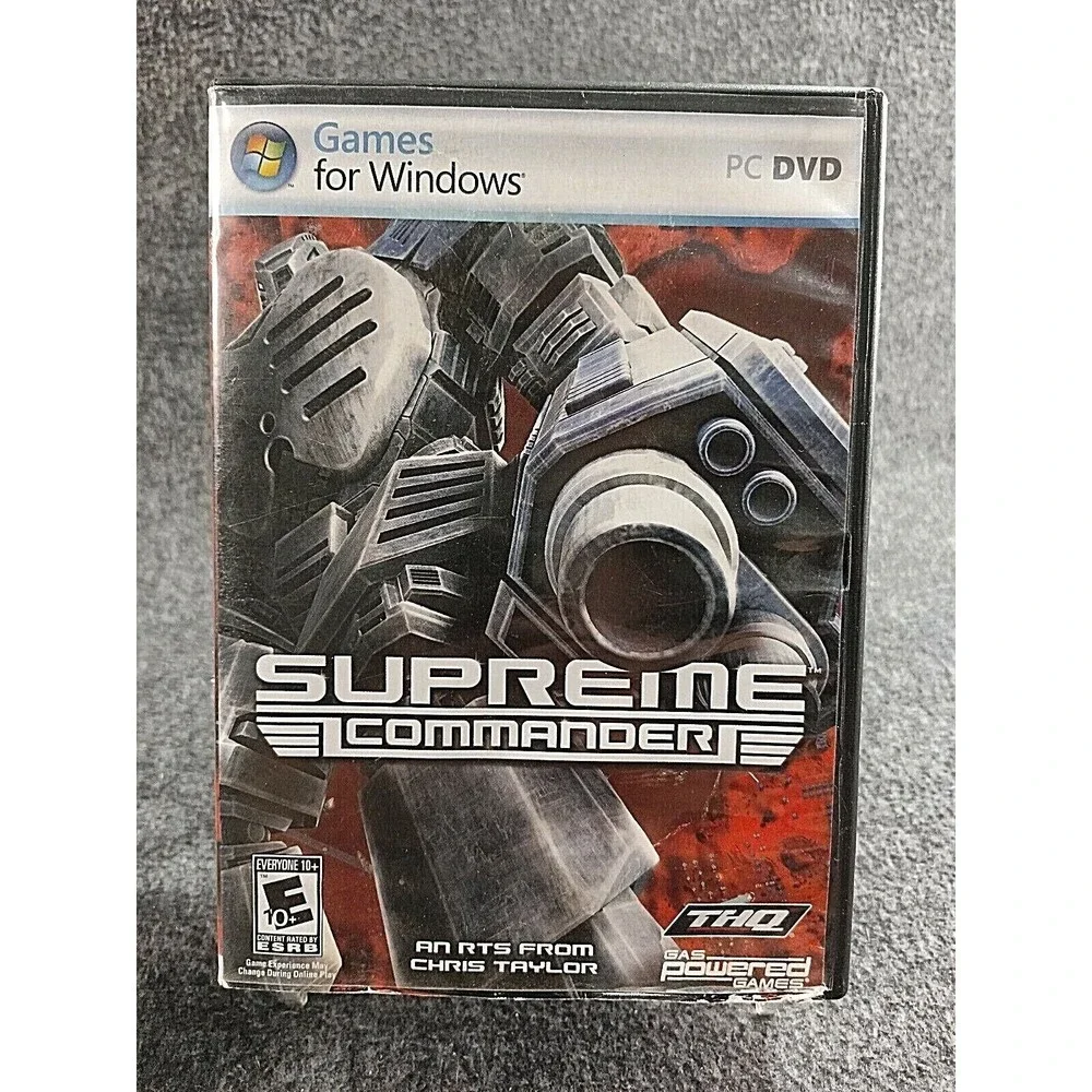 Lot Of 2 PC Games Supreme Commander & Lego Star Wars II with Original Boxes